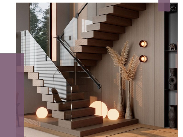 Изготовление и монтаж лестниц в Боре от 88315 руб. | ПРОЛЁТ-Бор