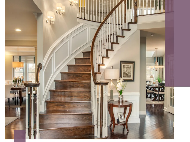 Изготовление лестниц под ключ в Боре — металлокаркас и отделка