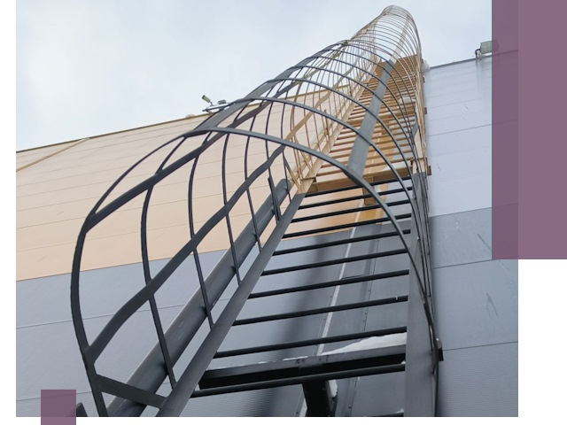 Изготовление и монтаж пожарных лестниц в Боре профессионально