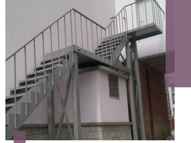 Монтаж пожарных лестниц под ключ в Боре с гарантией качества