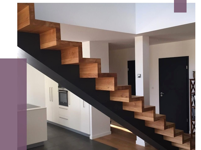 Изготовление деревянных лестниц в Боре от 88315 руб. | ПРОЛЁТ-Бор