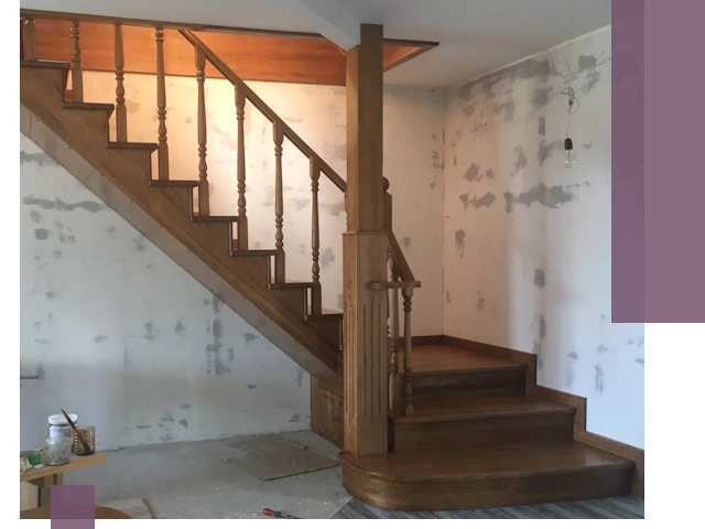 Ремонт деревянных лестниц в Боре: быстро и качественно