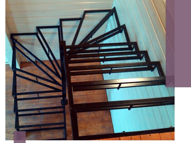 Изготовление металлических лестниц любой сложности в Боре