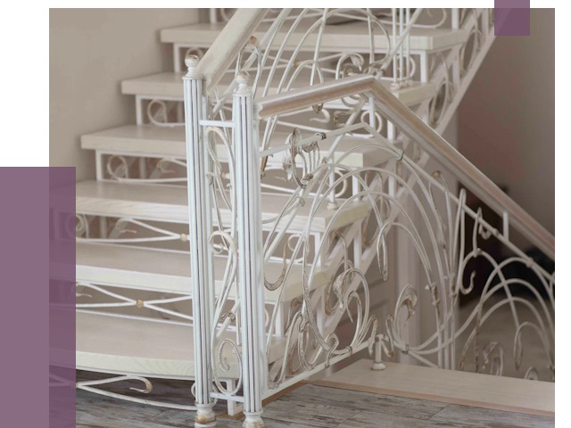 Изготовление кованых лестниц на заказ в Боре от 88315 руб. | ПРОЛЁТ-Бор