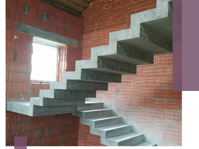 Бетонные лестницы под ключ в Боре: монтаж, демонтаж, ремонт