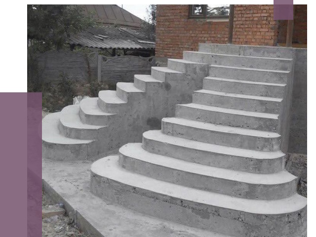 Монтаж бетонных лестниц в Боре от 4364 руб. 