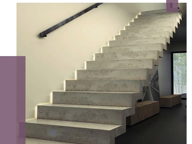 Облицовка бетонных лестниц в Боре от 4676 руб/м2 