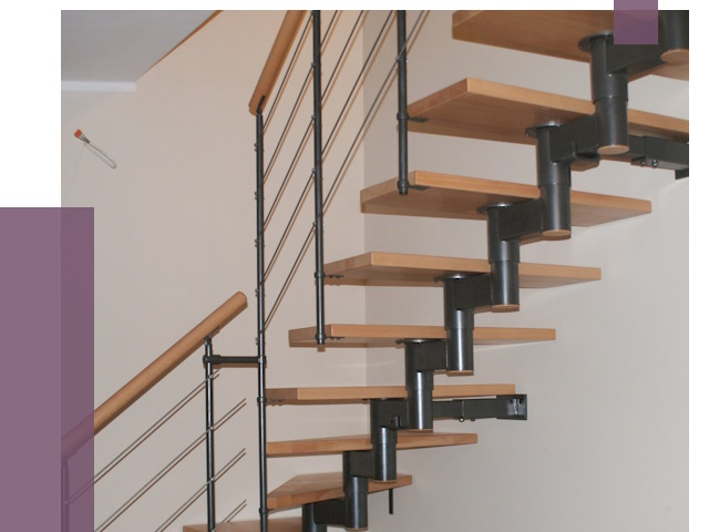 Изготовление модульных лестниц в Боре от 11689 руб. 