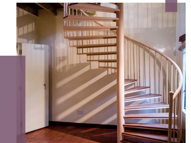 Изготовление винтовых лестниц на заказ в Боре от 77406 руб. | ПРОЛЁТ-Бор