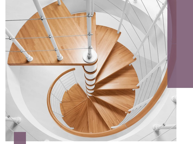 Изготовление винтовых лестниц под ключ в Боре