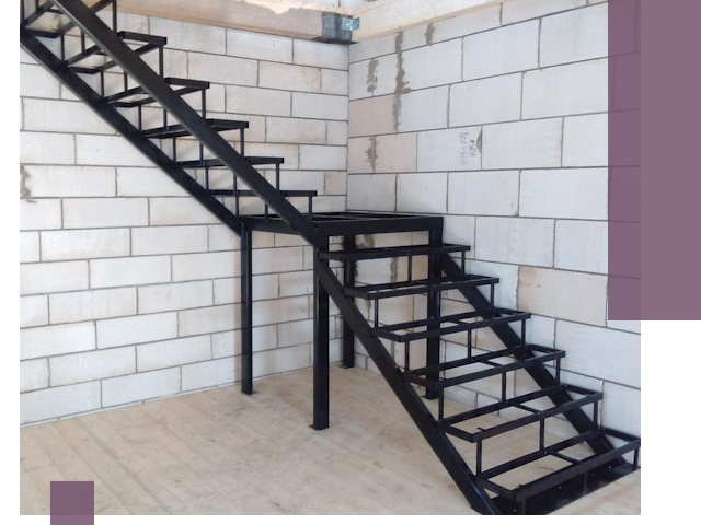 Лестницы на металлокаркасе под ключ в Боре — изготовление и монтаж