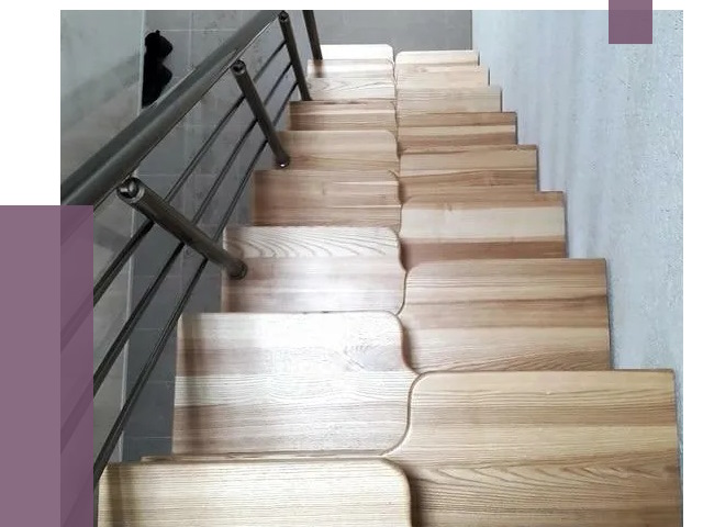 Лестницы гусиный шаг в Боре от 13247 руб. под ключ | ПРОЛЁТ-Бор