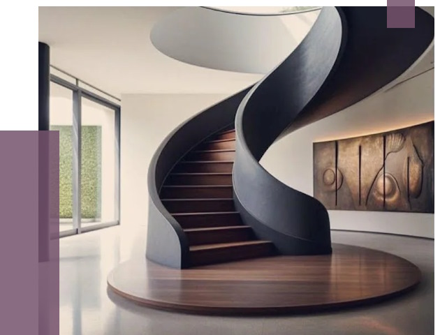 Элитные лестницы под заказ в Боре от 192215 руб. — ПРОЛЁТ-Бор