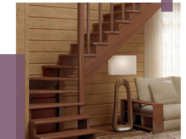 Лестницы эконом класса в Боре от 18546 руб. бюджетные решения