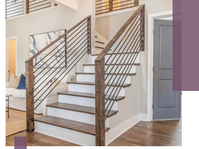 Лестницы для коттеджа под ключ в Боре — изготовление и монтаж