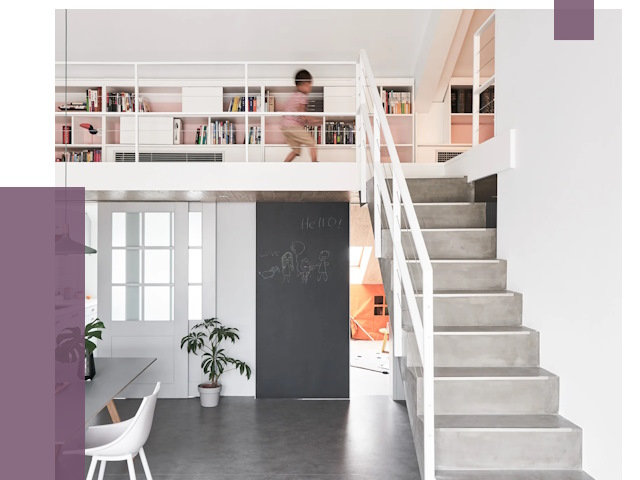 Лестницы для двухуровневой квартиры в Боре от 179228 руб. | ПРОЛЁТ-Бор