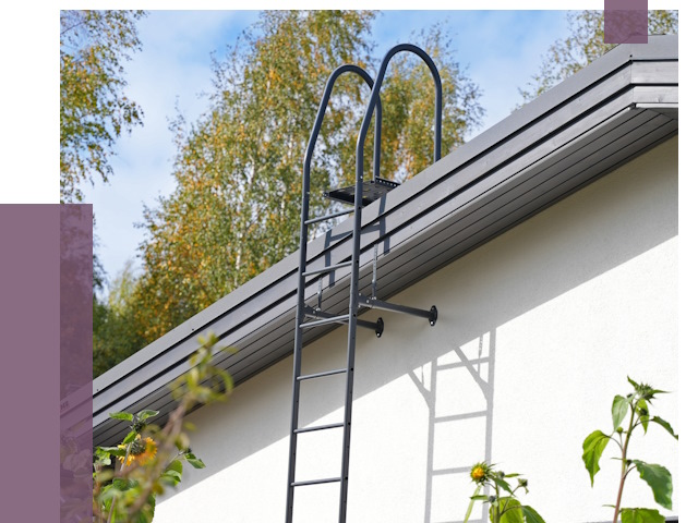 Лестницы на крышу в Боре от 19429 руб. — монтаж и монтаж ПРОЛЁТ-Бор