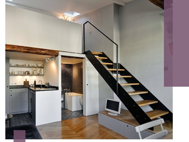 Лестницы на антресоль под ключ в Боре — изготовление и монтаж