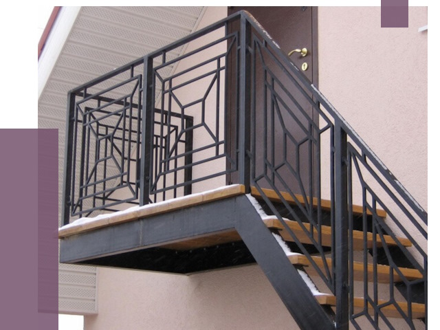 Металлические перила в Боре от 4364 руб.  | ПРОЛЁТ-Бор