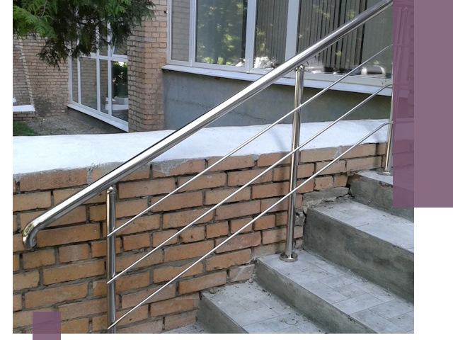 Перила из нержавеющей стали высокого качества в Боре
