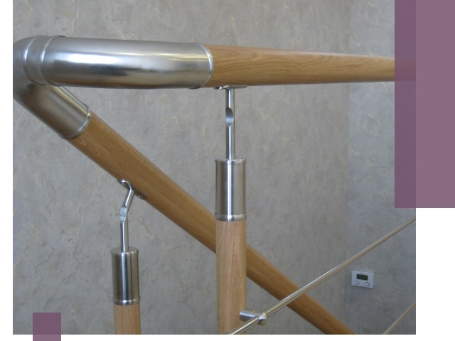 Комбинированные перила на заказ в Боре — монтаж и производство