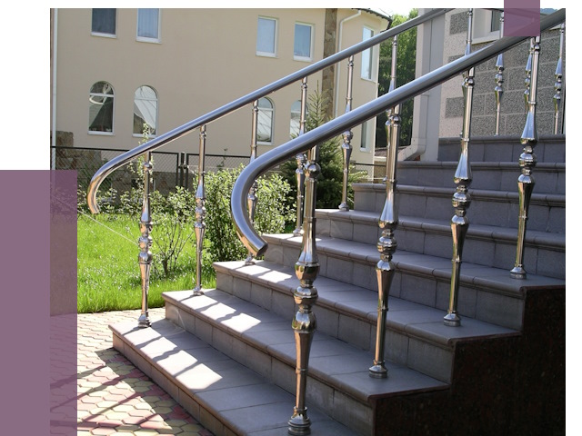 Перила для крыльца в Боре от 10910 руб. — монтаж ПРОЛЁТ-Бор