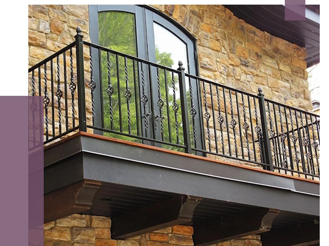 Балконные ограждения в Боре от 8156 руб. — купить | ПРОЛЁТ-Бор