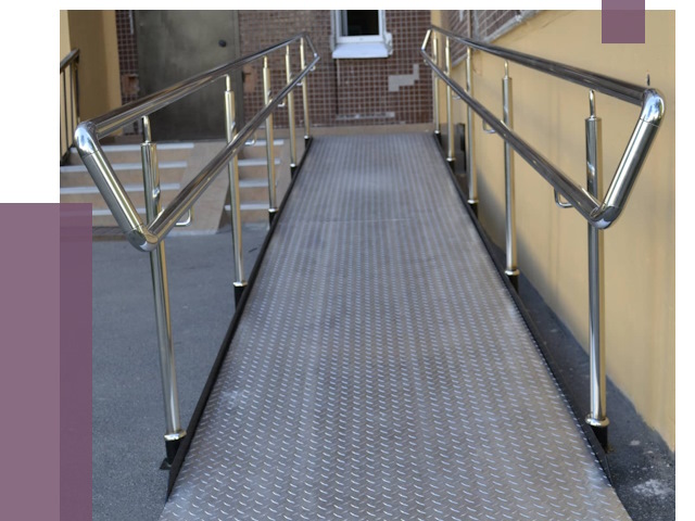 Пандусы в Боре от 12468 руб. — установка для инвалидов | ПРОЛЁТ-Бор