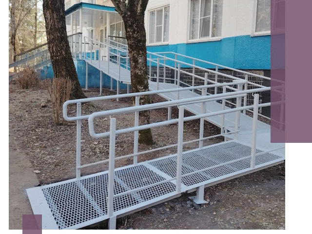 Пандусы под ключ в Боре: изготовление, монтаж и демонтаж