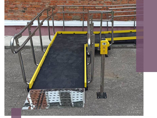 Изготовление наклонных пандусов для инвалидов в Боре