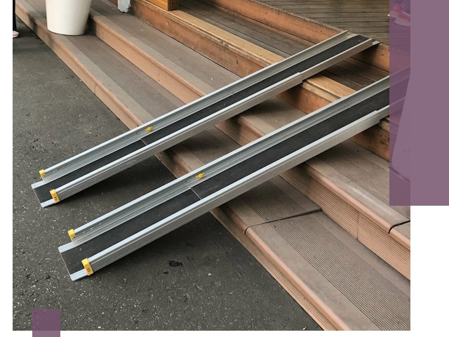 Телескопические пандусы под ключ в Боре — изготовление и монтаж