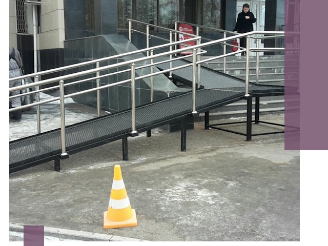 Стационарные пандусы под ключ в Боре — изготовление и монтаж