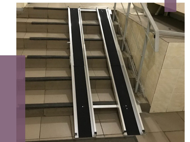 Установка пандуса в подъезд в Боре от 8104 руб. под ключ | ПРОЛЁТ-Бор