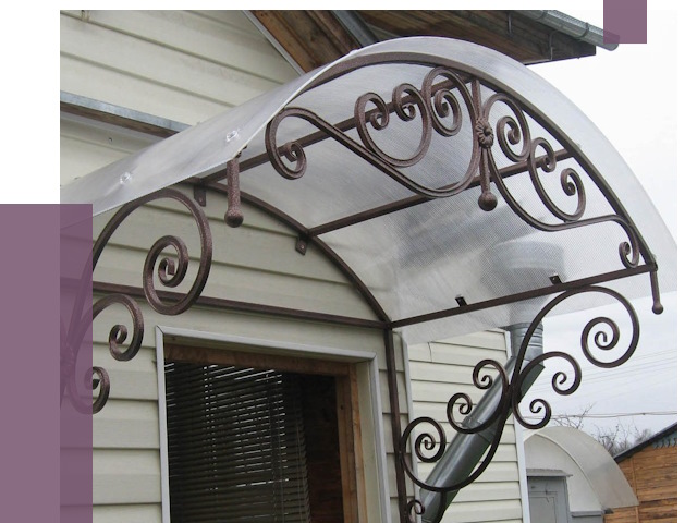 Изготовление козырьков в Боре от 7481 руб. — заказать | ПРОЛЁТ-Бор