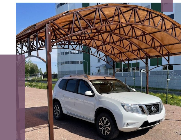 Недорогие навесы в Боре от 43638 руб.  | ПРОЛЁТ-Бор