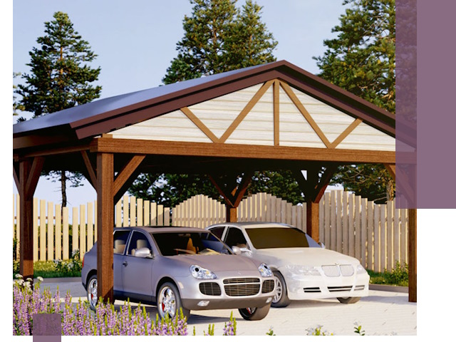 Навесы для автомобиля в Боре — изготовление и монтаж