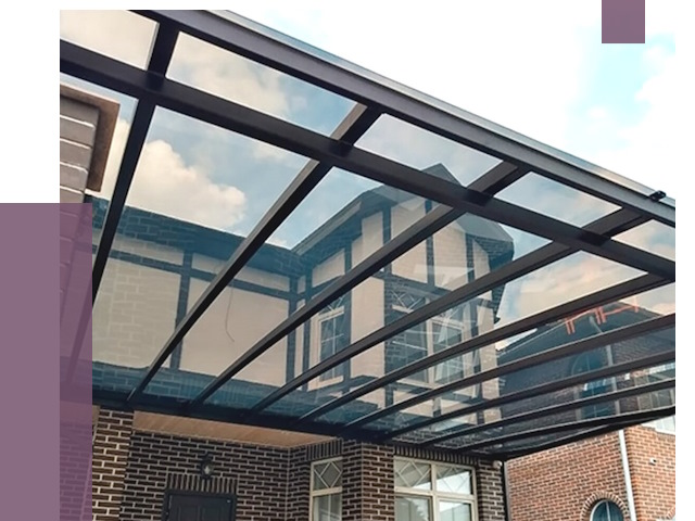 Навесы из поликарбоната в Боре от 8748 руб. под ключ — ПРОЛЁТ-Бор