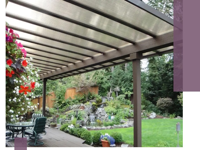 Навесы из поликарбоната под ключ в Боре быстро и надёжно