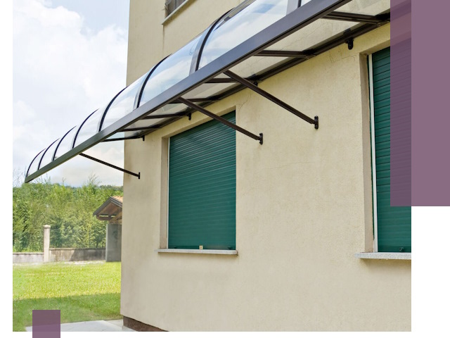 Козырьки над окнами в Боре — изготовление и монтаж по выгоде