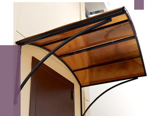 Недорогие козырьки в Боре от 7709 руб.  | ПРОЛЁТ-Бор