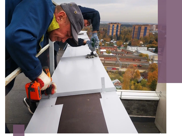 Монтаж парапетов в Боре — установка прочных металлических ограждений