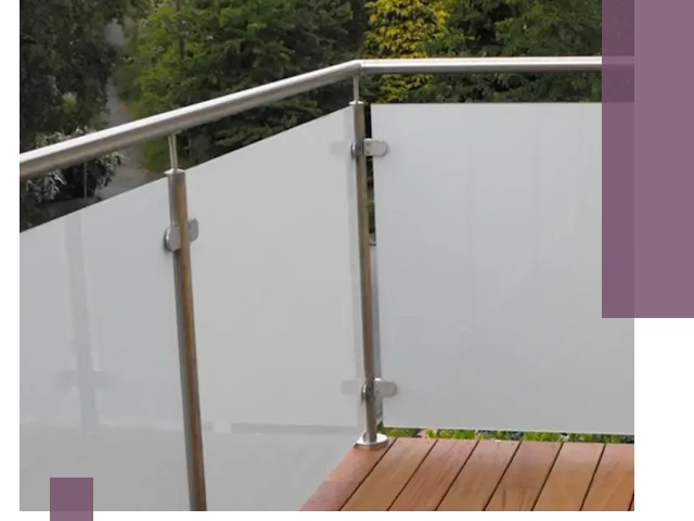 Алюминиевые парапеты для балконов и террас в Боре