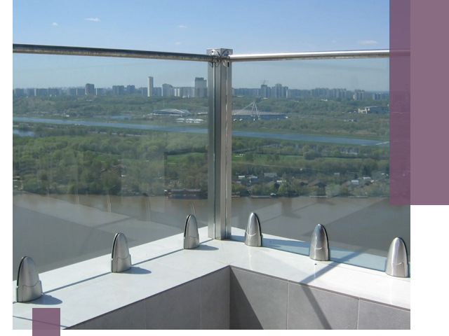 Стеклянные парапеты премиум класса в Боре для домов и бизнесов