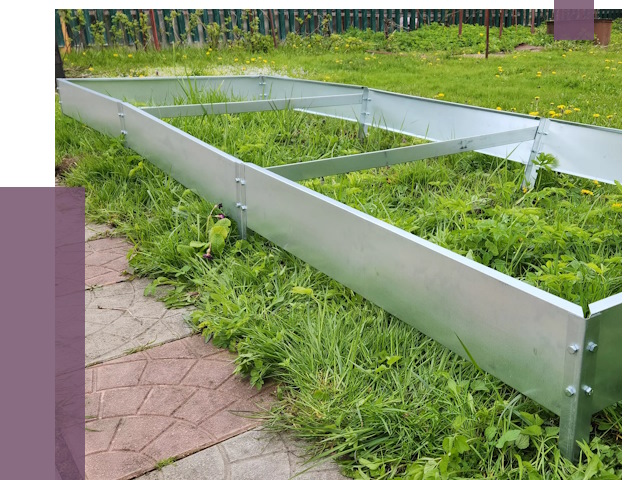 Металлические бордюры для грядок в Боре от 1818 руб. 