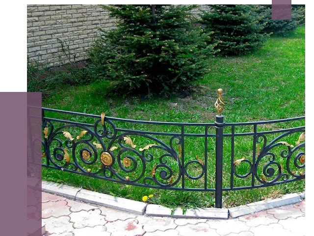 Кованые газонные ограждения в Боре от 7741 руб. — ПРОЛЁТ-Бор