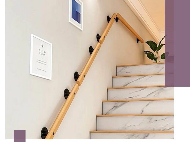 Поручни металлические и деревянные под ключ в Боре